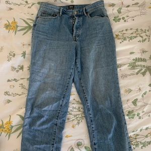 BDG high rise slim straight jeans